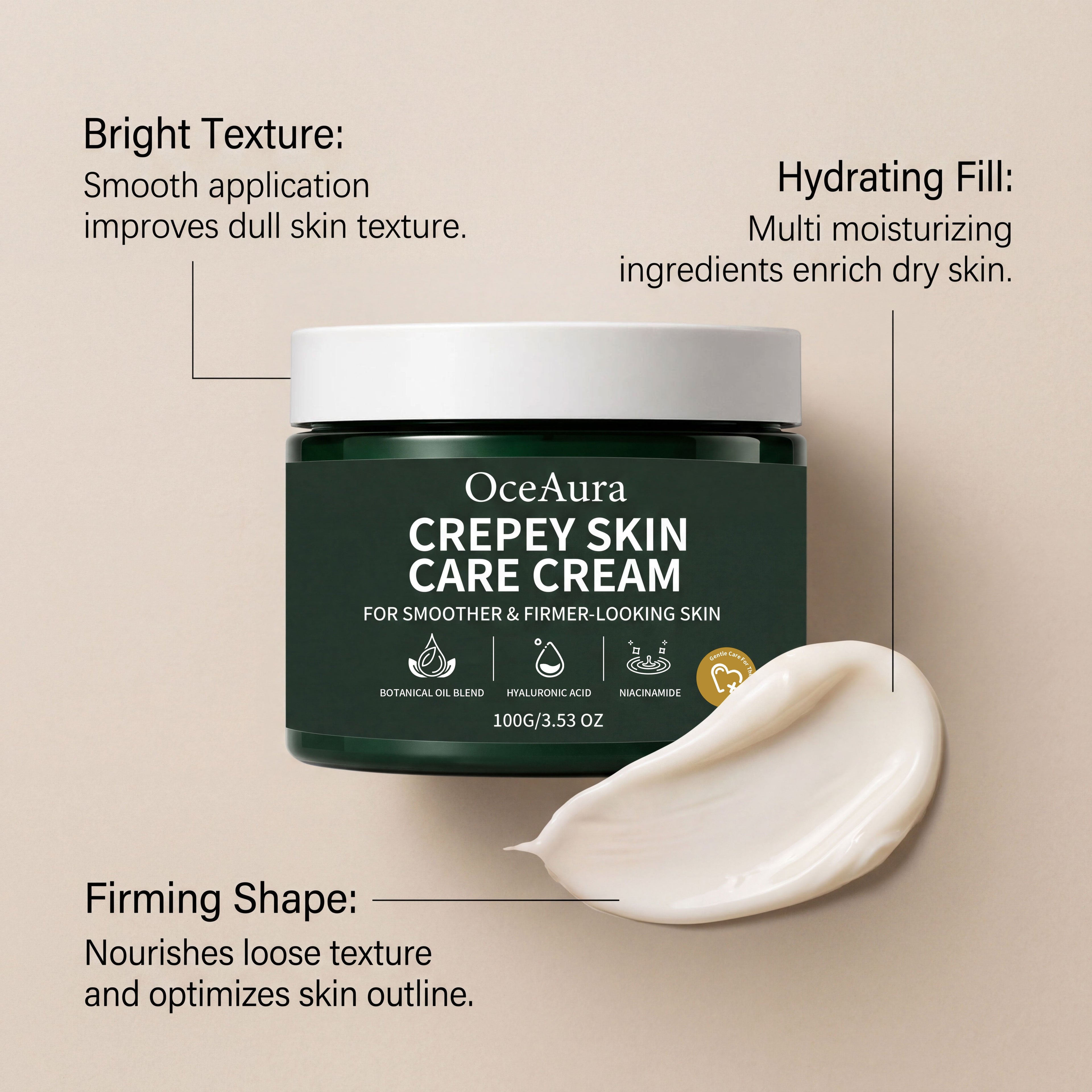 Anti-Wrinkle Dark Spot Corrector Cream, Firming Crepey Skin Repair Moisturizer-SUY