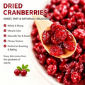 🌿 Dried Cranberries 🍒 – A Tasty Fruit Snack Packed with Natural Goodness.-KPL