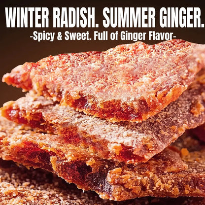 Old Craft Brown Sugar Ginger Chews, Raw Ginger Wellness Treat-SUY