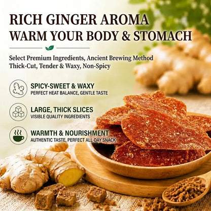 Old Craft Brown Sugar Ginger Chews, Raw Ginger Wellness Treat-SUY
