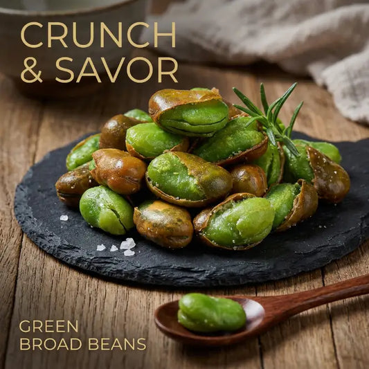 Crispy Highland Green Heart Fava Beans- Natural Ingredients, Nutrient Packed, Zero Guilt-VIM