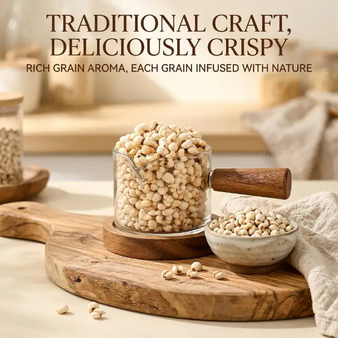 "Premium Roasted Coix Seeds — Crunchy, Healthy, & Perfect for Snacking! 🌾 Limited Time Offer!"-VIM