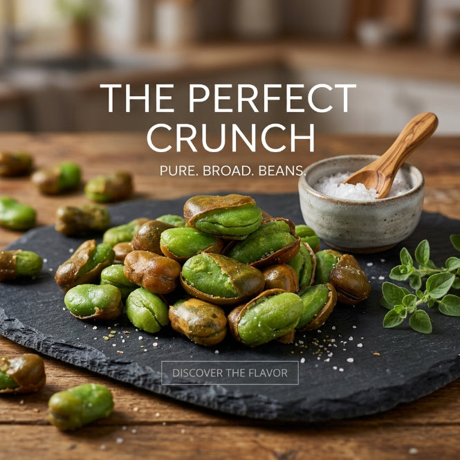 Crispy Highland Green Heart Fava Beans- Natural Ingredients, Nutrient Packed, Zero Guilt-VIM