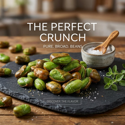 Crispy Highland Green Heart Fava Beans- Natural Ingredients, Nutrient Packed, Zero Guilt-VIM
