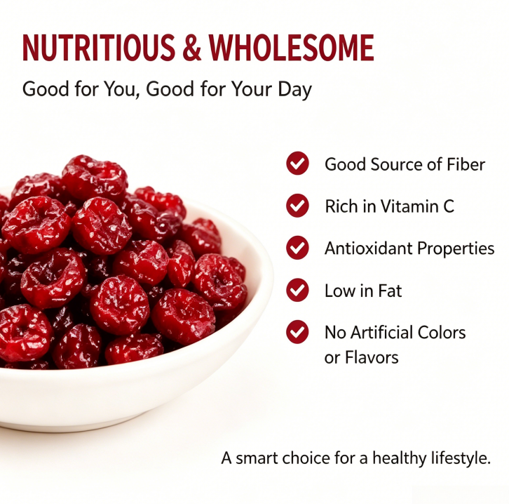 🌿 Dried Cranberries 🍒 – A Tasty Fruit Snack Packed with Natural Goodness.-KPL