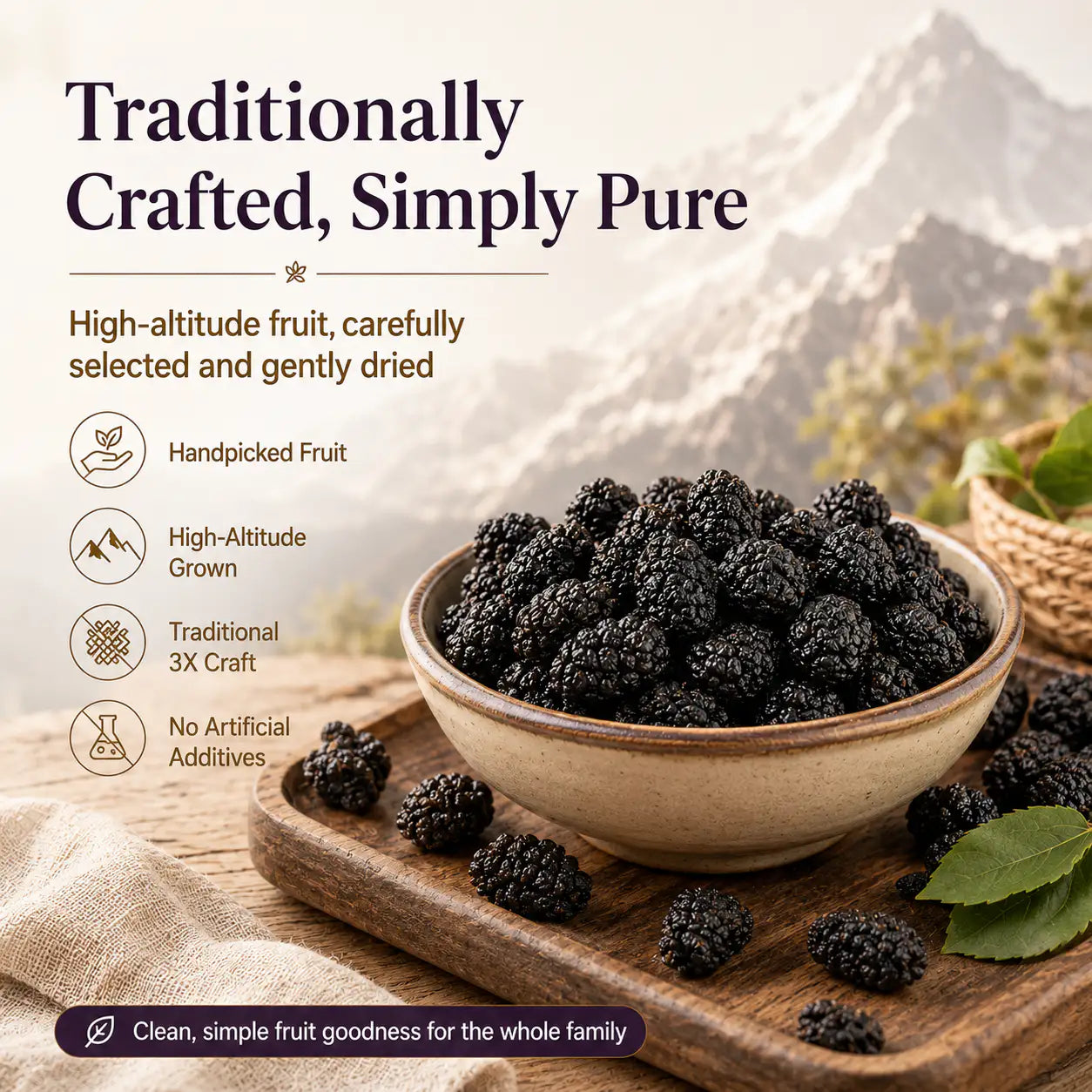 "Premium Highland Dried Mulberries | Care For Your Daily Health! ✨Limited Time Offer!"-LT