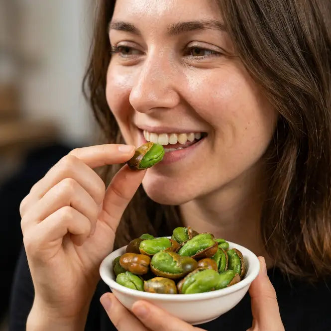 Crispy Highland Green Heart Fava Beans- Natural Ingredients, Nutrient Packed, Zero Guilt-VIM