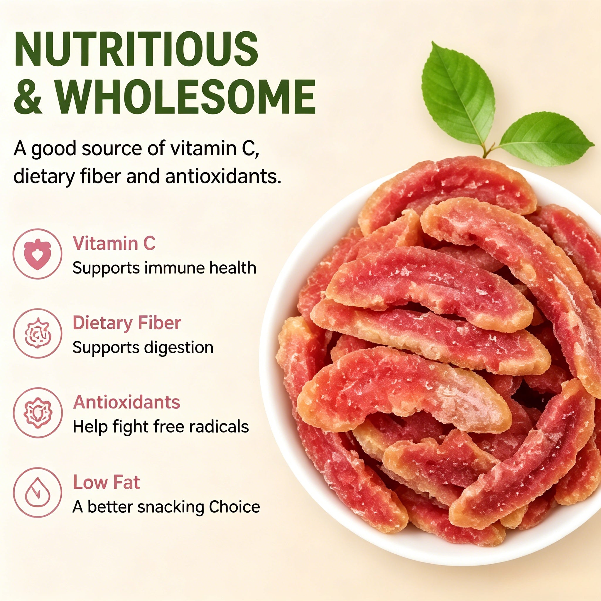 Premium Dried Guava Slices – Chewy, Nutritious, & Perfect for Daily Snacking! 🍈 Limited Time Offer!-KPL