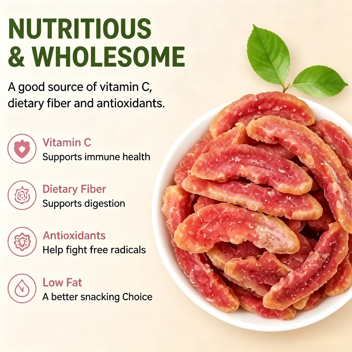 Premium Dried Guava Slices – Chewy, Nutritious, & Perfect for Daily Snacking! 🍈 Limited Time Offer!-KPL