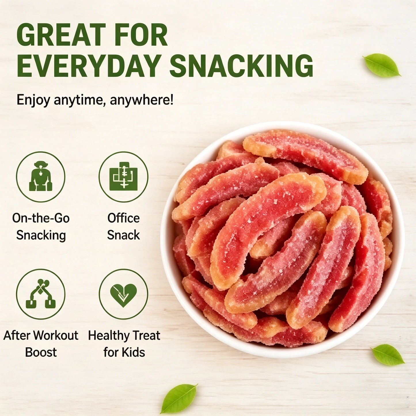 Premium Dried Guava Slices – Chewy, Nutritious, & Perfect for Daily Snacking! 🍈 Limited Time Offer!-KPL