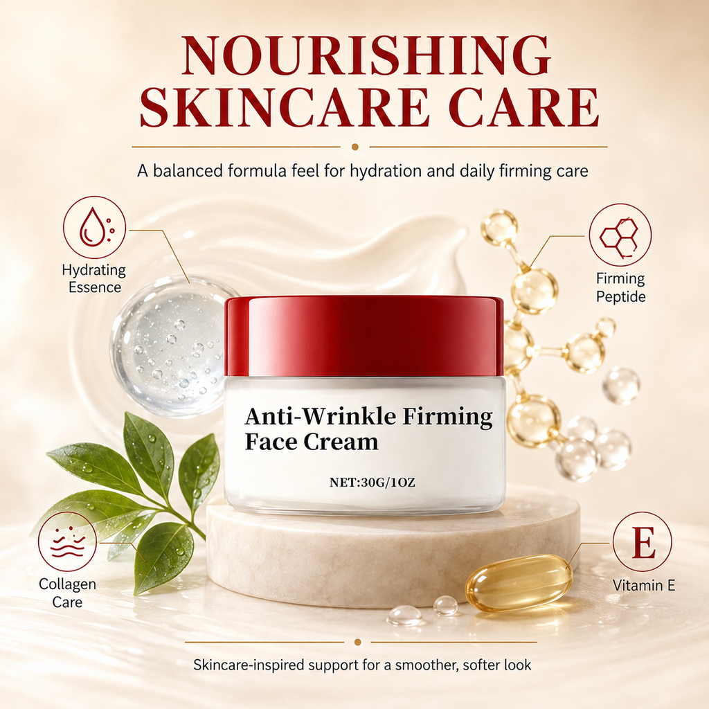 💖 Anti-Wrinkle Firming Face Cream | Hydrating & Nourishing Moisturizer | Helps Improve Skin Elasticity & Smooth Fine Lines-KPL