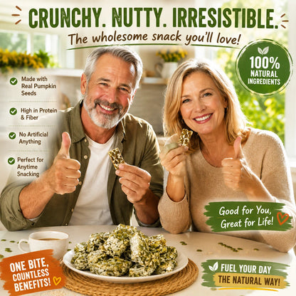 Premium Pumpkin Seed Brittle | High-Protein Crunch Snack-SUY
