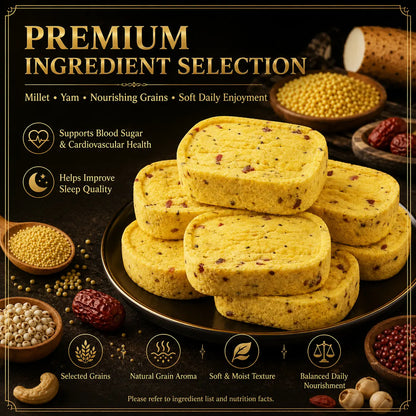 Millet Chinese Yam Bazhen Cake | Support Blood Sugar, Heart Health & Better Sleep-ZRT
