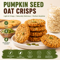 🌿 Premium Pumpkin Seed & Black Sesame Oatmeal Crisps | All-Natural & 0 Sugar Added 🚫🍬LGZ