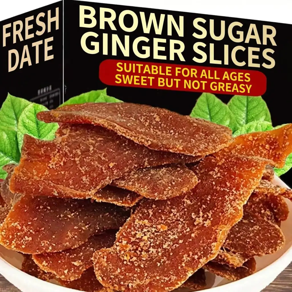 Old Craft Brown Sugar Ginger Chews, Raw Ginger Wellness Treat-SUY