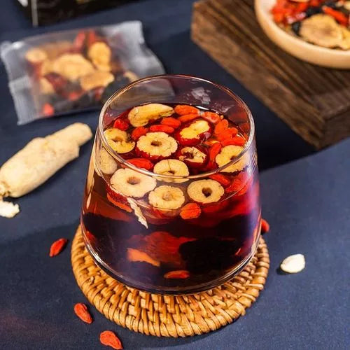 ✅🏆 Vitality Ginseng & Mulberry Wolfberry Tea, Natural Energy Support -XLB